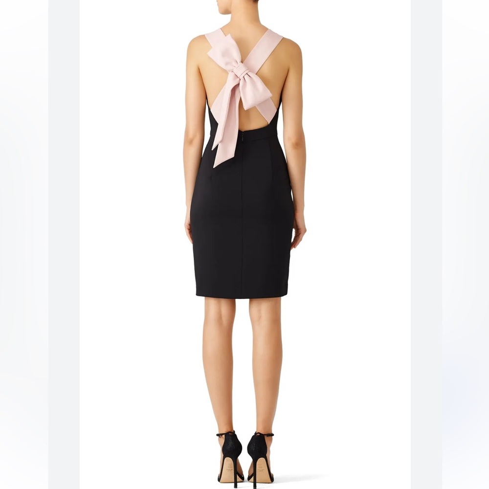 Badgley Mischka Women's Back Bow Detail Sheath Dress (Size 0)